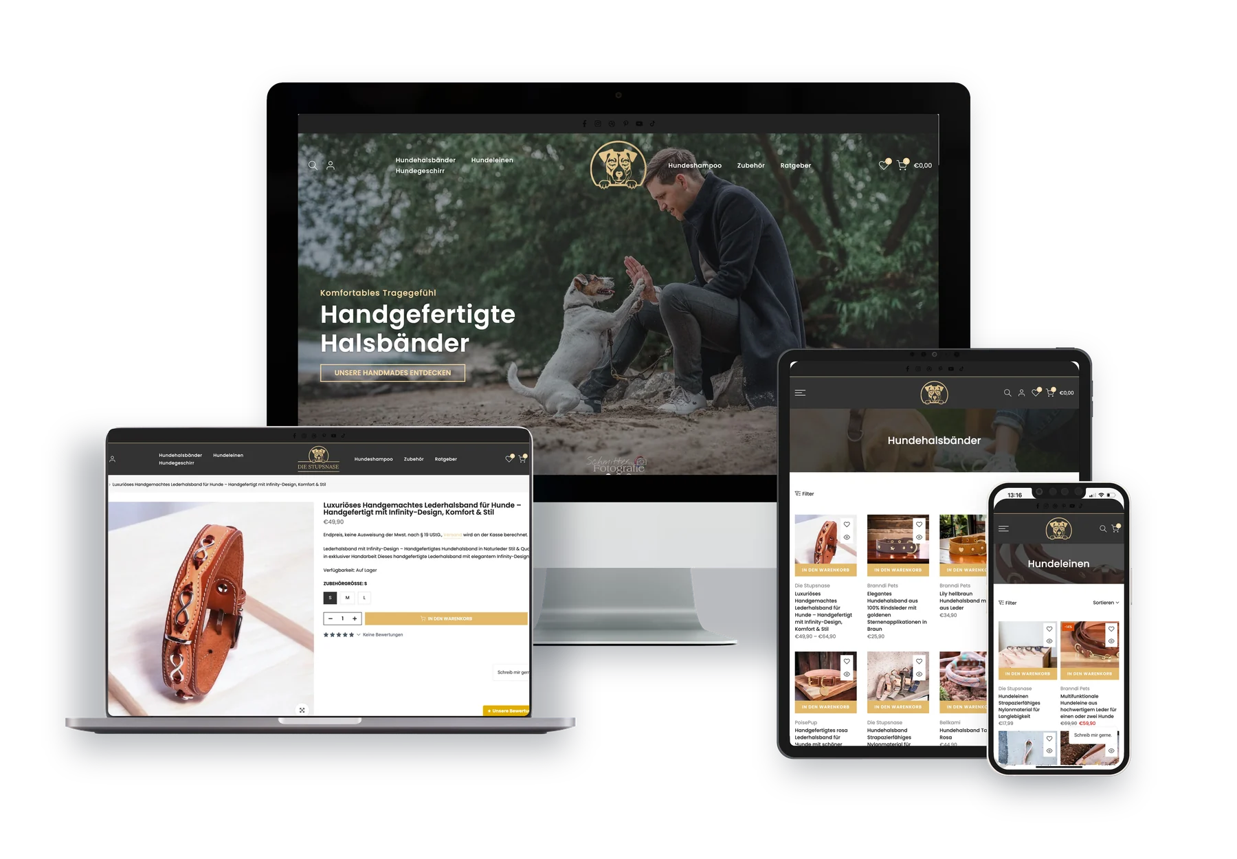 Die Stupsnase auf iMac, MacBook, iPad und iPhone