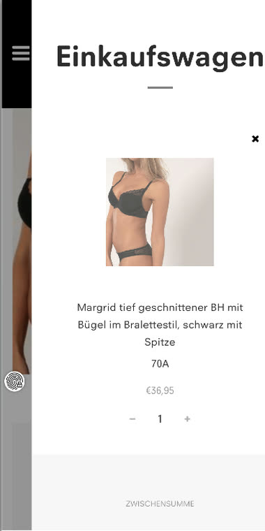 Mobile Ansicht vor dem Relaunch