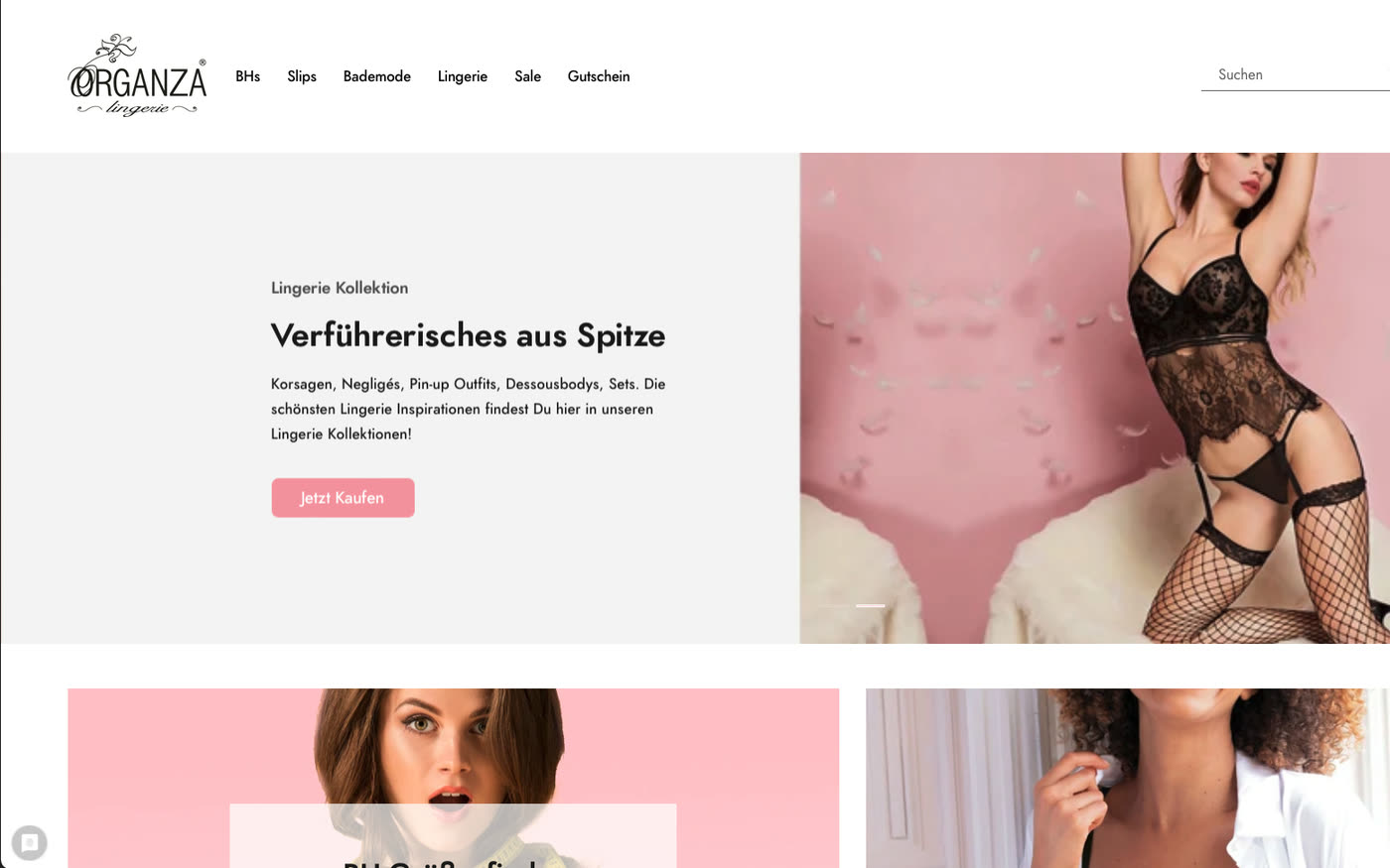Startseite nach dem Relaunch